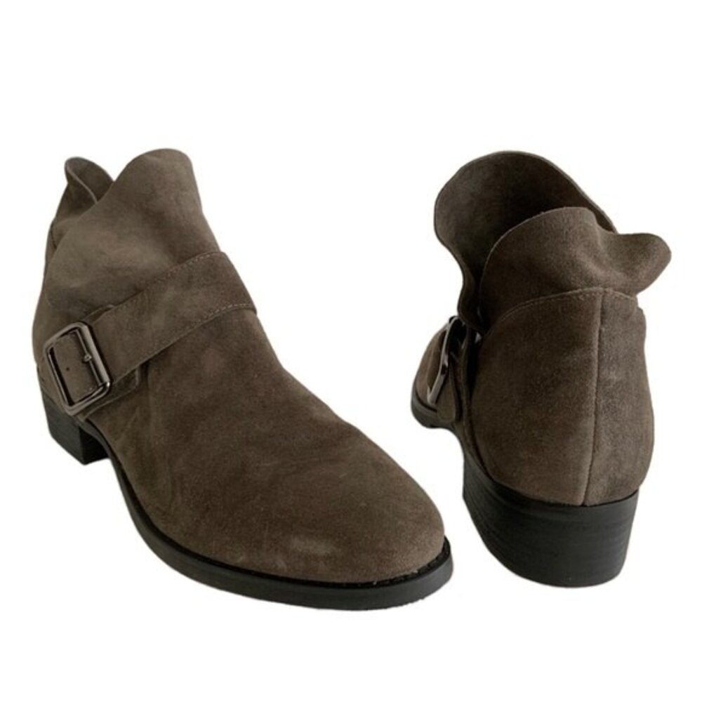 Franco Sarto Suede Kienna Ankle Boots 10